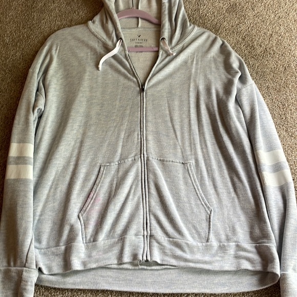 AE Soft & Sexy Terry Zip Up Hoodie - Picture 5 of 8